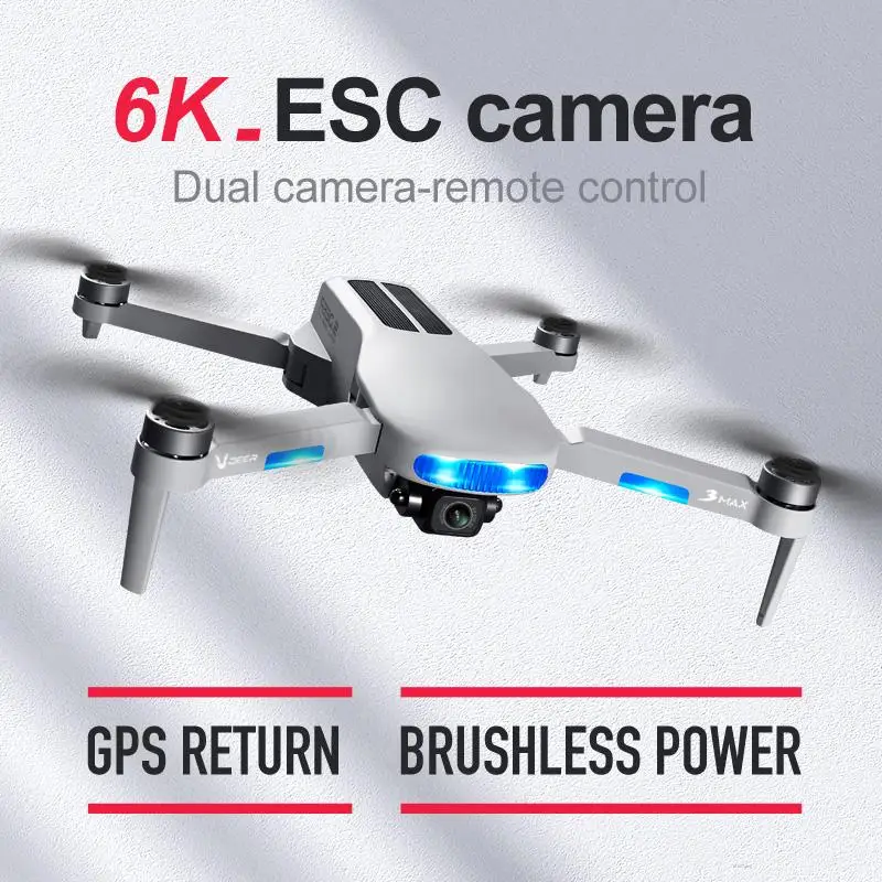 Фото Lu 3 Max GPS Дрон 8K двойная камера аэрофотосъемка бесщеточный двигатель 360 ° обход Lu 3 Max GPS Дрон 8K двойная камера аэрофотосъемка бесщеточный двигатель 360 ° обход