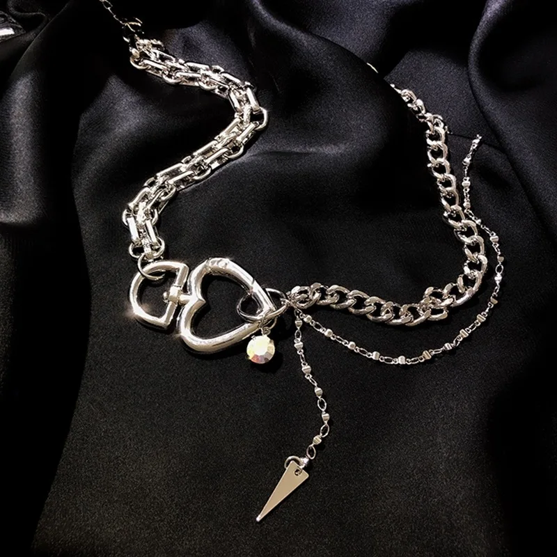Женское колье из нержавеющей стали в стиле панк | Ожерелья