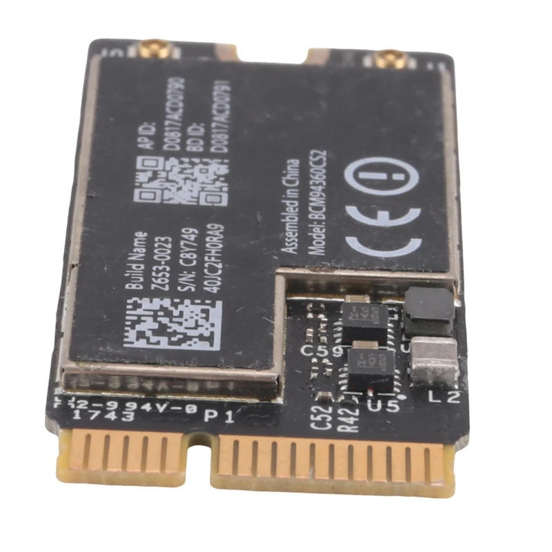 Беспроводная Wi-Fi карта BCM94360CS2 Bluetooth 4 0 802.11Ac Hackintosh Macos Для Air 11 дюймов A1465 13 A1466 2013 MD711LL