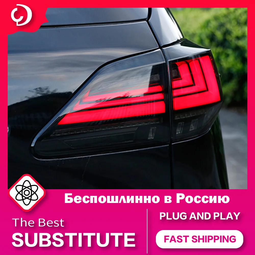 

AKD Car Styling Taillights for Lexus RX 2009-2015 RX270 330 350 450H LED Tail Light DRL Tail Lamp Turn Signal Rear Reverse Brake