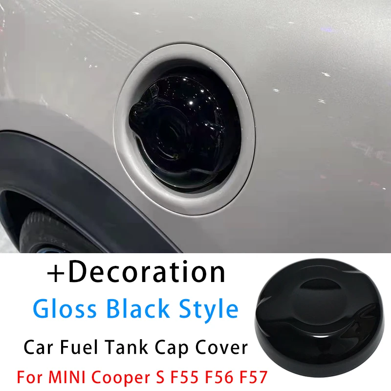 

Gloss Black Car Fuel Tank Cover Decoration Sticker For M Coope r S J C W F 56 F 55 F 57 2.0T Auto-Styling Exterior Accessories