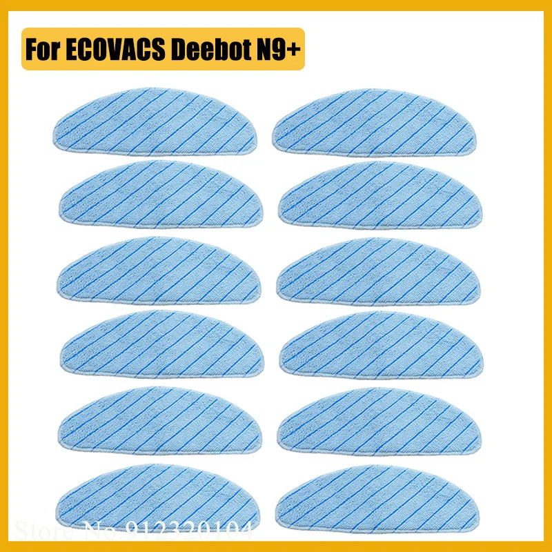 Washable Mop Pads for ECOVACS DEEBOT OZMO T9 T9 Max T9 AIVI T8 N8 N9 Robot Vacuum Cleaner Microfiber Mopping Cloth Rags Parts