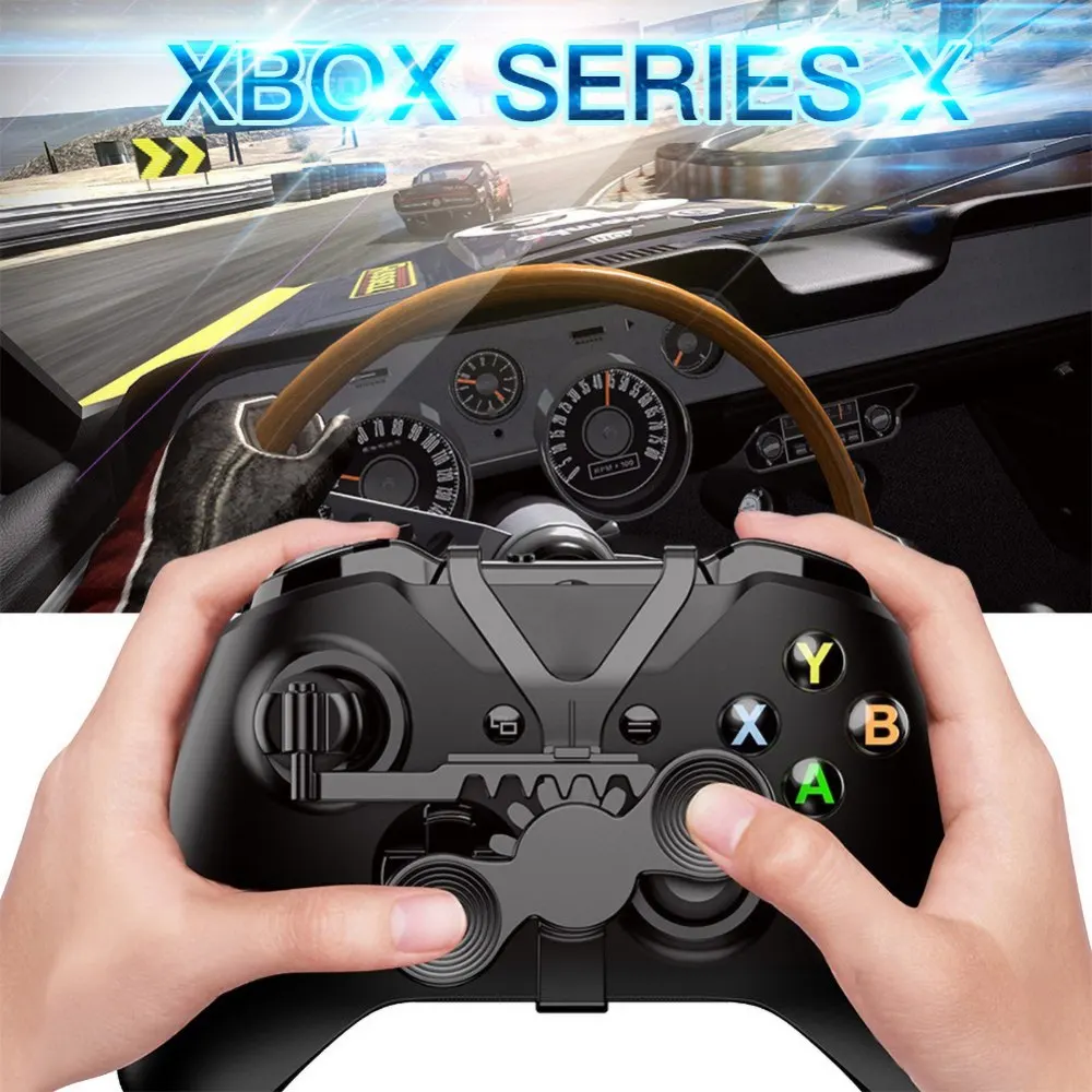 Игровой контроллер на руль для XBOX серии X/S черный мини-геймпад гоночных игр