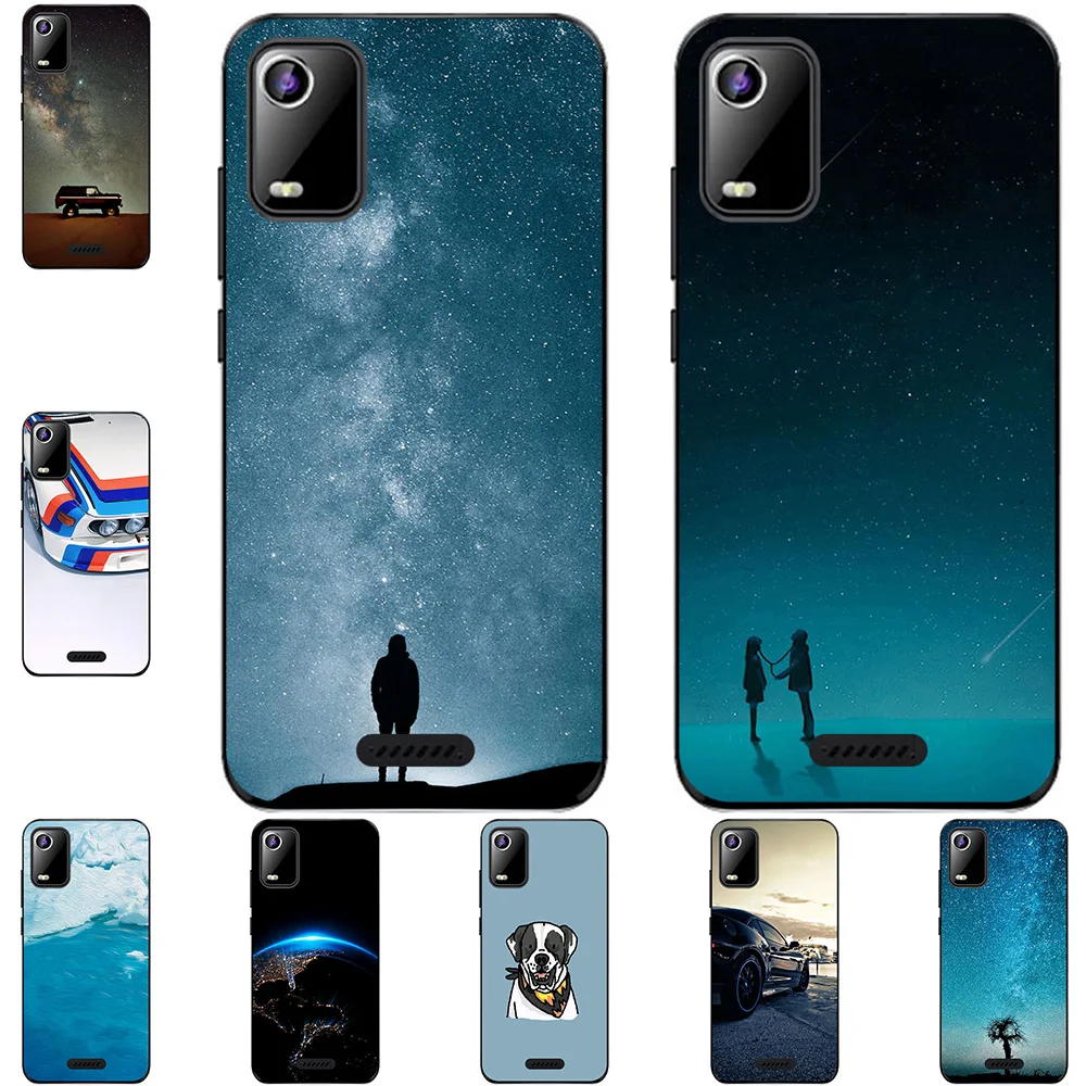 

Phone Case For BQ Mobile BQ-5560L Trend 2021 5.45 inch Soft TPU Premier Bags Fashion Luxury Color Cartoon Printed Paint Mobile