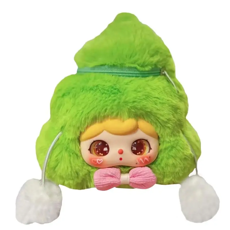 Плюшевая сумка через плечо мягкая детская в форме мультфильма модная плюшевая с