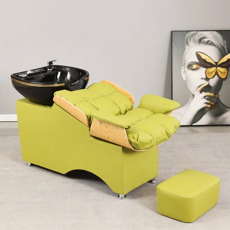 Кресла-кровать Headspa для гостиной Парикмахерская мойка со стулом шампунь