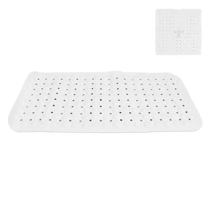 

Shower Mats White PVC Shower Floors Mat for Bathroom