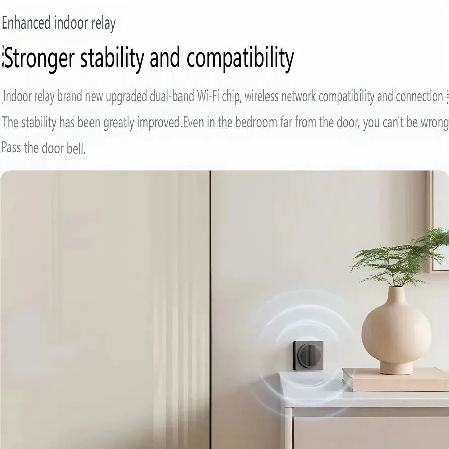 Фото Видеодомофон Aqara G410 с колокольчиком - 2K Wi-Fi, беспроводной, двусторонняя связь, ночное видение, обнаружение человека, совместимость с Apple HomeKit №5