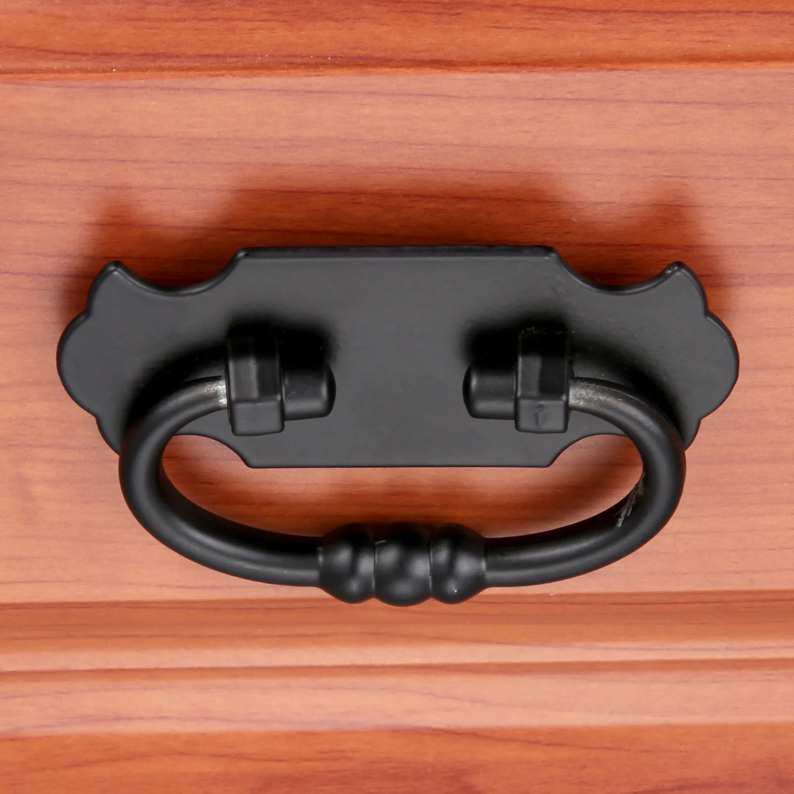 

1Pc Zinc Alloy 88*56mm Handle Black Pull For Drawer Door Cabinet Bin Wardrobe Vintage Jewelry Chest Suitcase Furniture Hardware