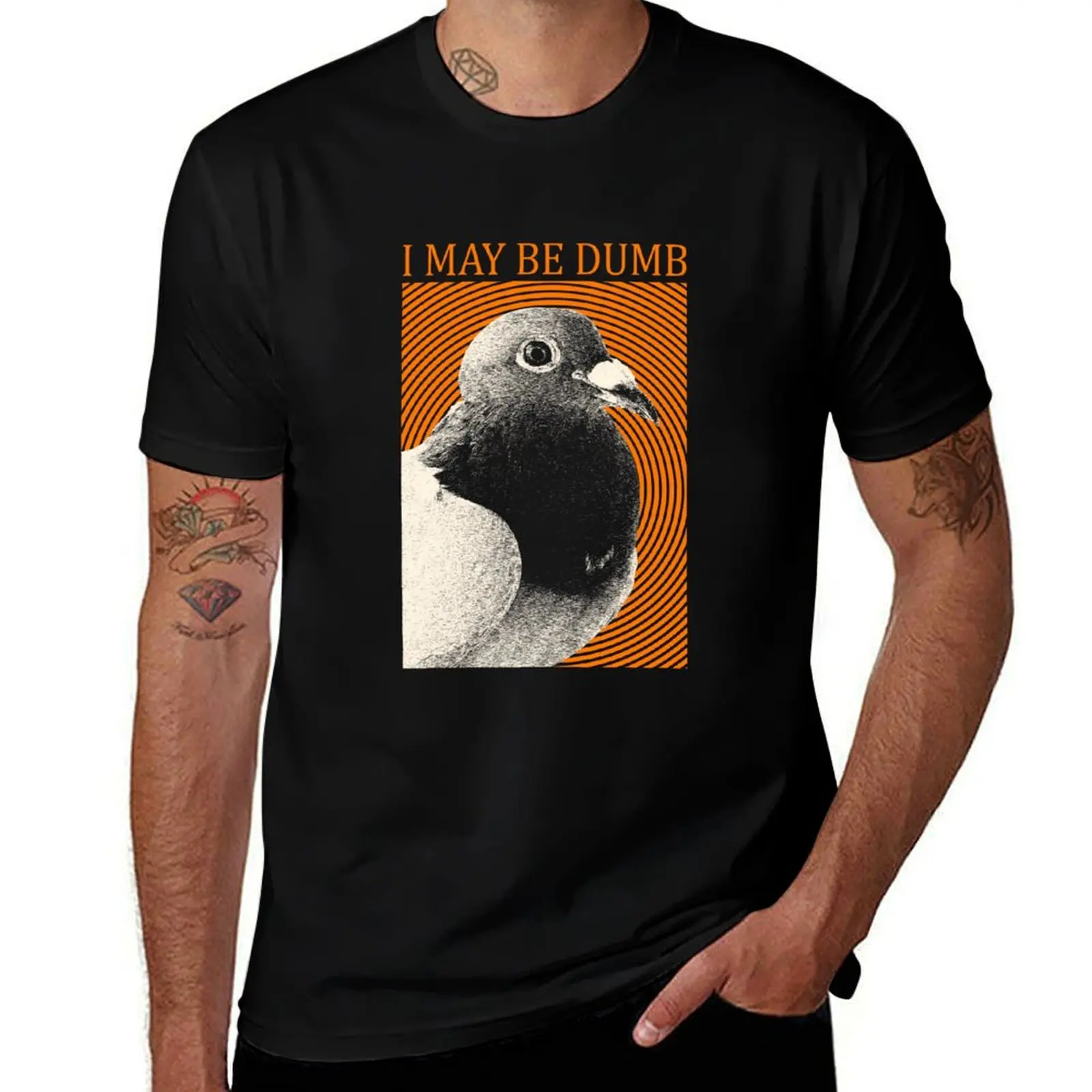 Мужская футболка I May Be Dumb Pigeon