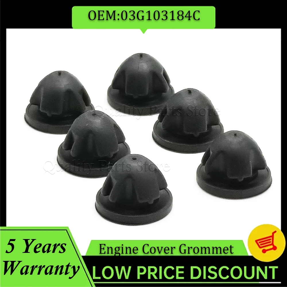 Подходит для A3 8P1 2 0 1968 C см Fabia Octavia Superb Car 6 шт. Крышка двигателя втулка резиновая