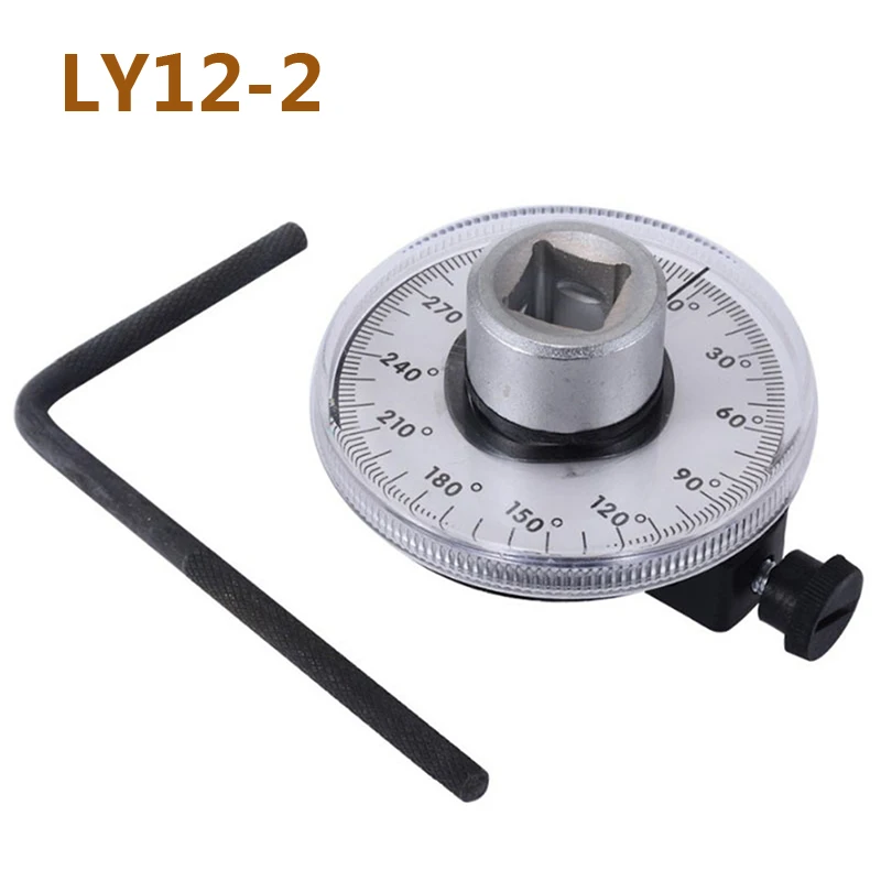 

LY Torque Wrench 1/2 Torque Gauge Easy-to-Read Adjustable Wrench Auto Garage Tool Set Auto Repair Angle Hand Gauge Repair Tool