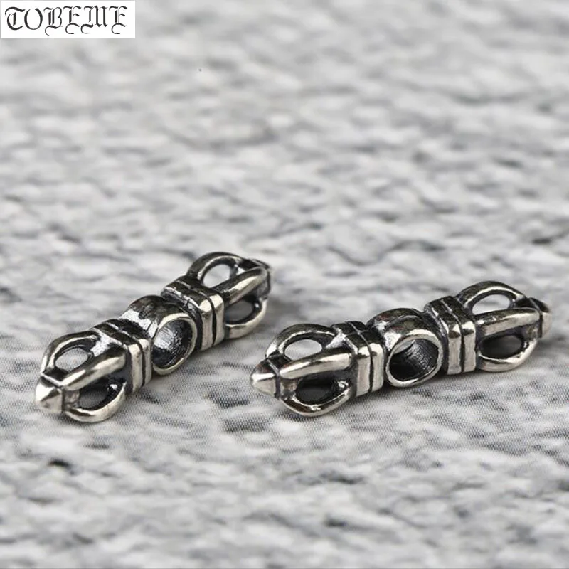 

Серебро 100% пробы, тибетский серебряный Амулет Dorje буддистская Ваджра Charm