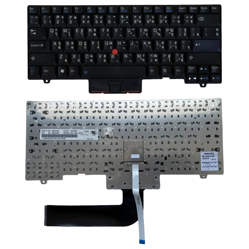 Тайская клавиатура TH для Lenovo Thinkpad SL510 L512 L520 SL510k L412 L410 L420 L421 SL410k SL410 45N2387 45N2457 45N2317