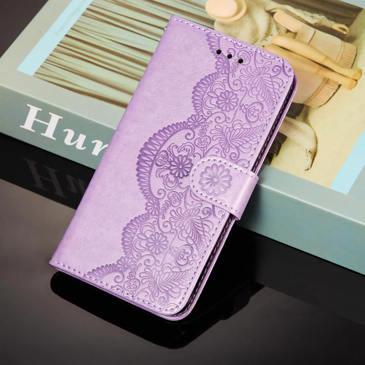 Кожаный чехол с цветочным рисунком для Xiaomi Redmi Note 10S 10 9T 9AT 9A 9C 9 Mi 11 Lite 11i 11T Pro 5G 10T Poco F3