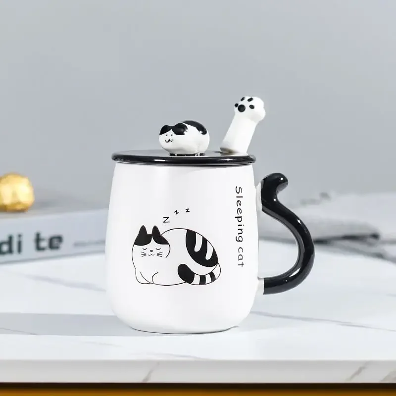 

Керамическая кружка с котом