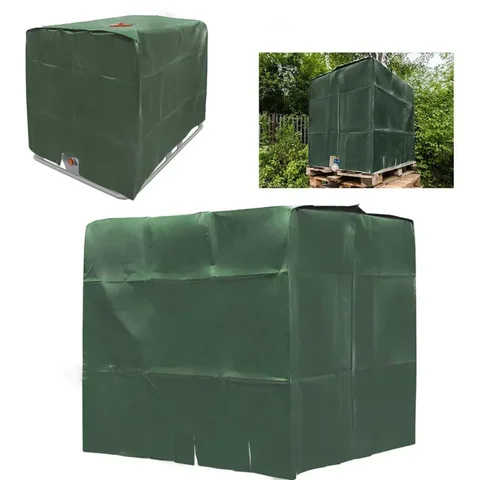 Крышка для резервуара для воды объемом 1000, 800, 600/300 литров, алюминиевая фольга, водонепроницаемая, защищает от пыли, материал Оксфорд, 210D