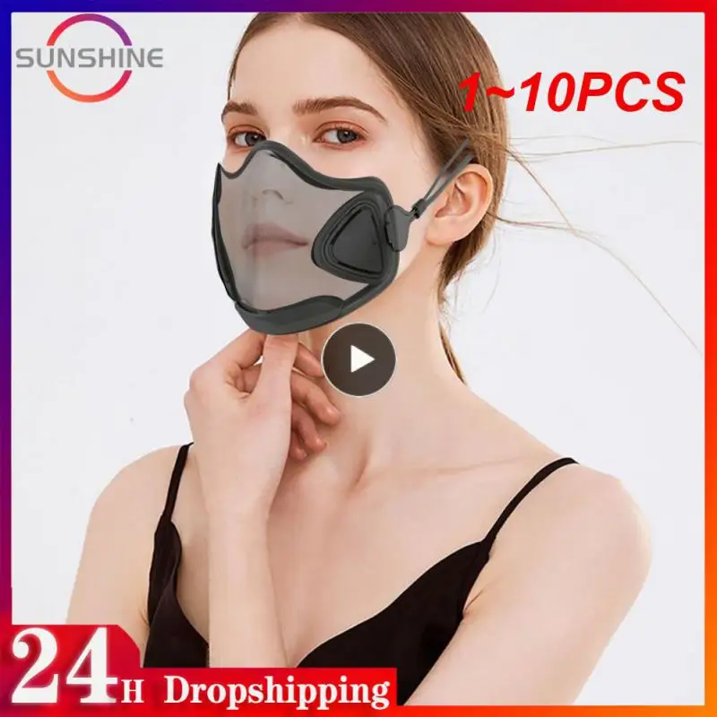 

1-10 шт., пластиковые маски для шеф-повара