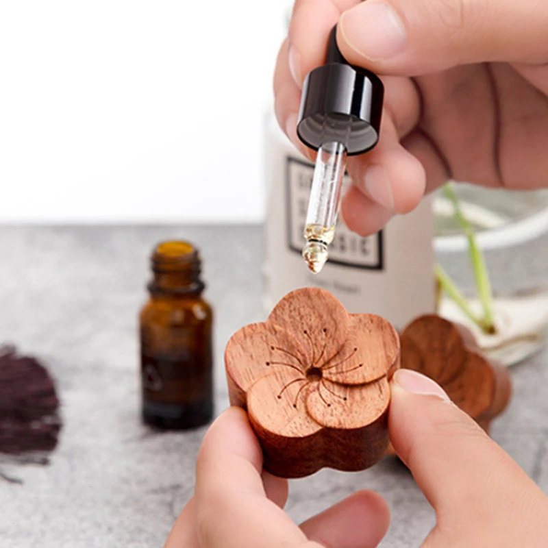 

Wood Essential Oil Aromatherapy Diffuser Wooden Aroma Scent Perfume Diffuser Room Fragrance Diffused Agarwood Refresh Sleep Aid