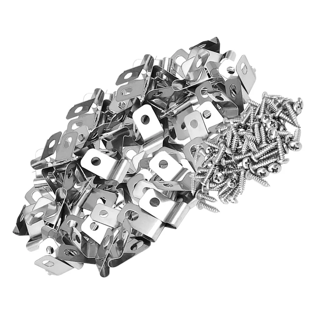 200 комплектов зажимов для проволочной клетки сверхпрочные зажимы забора сада