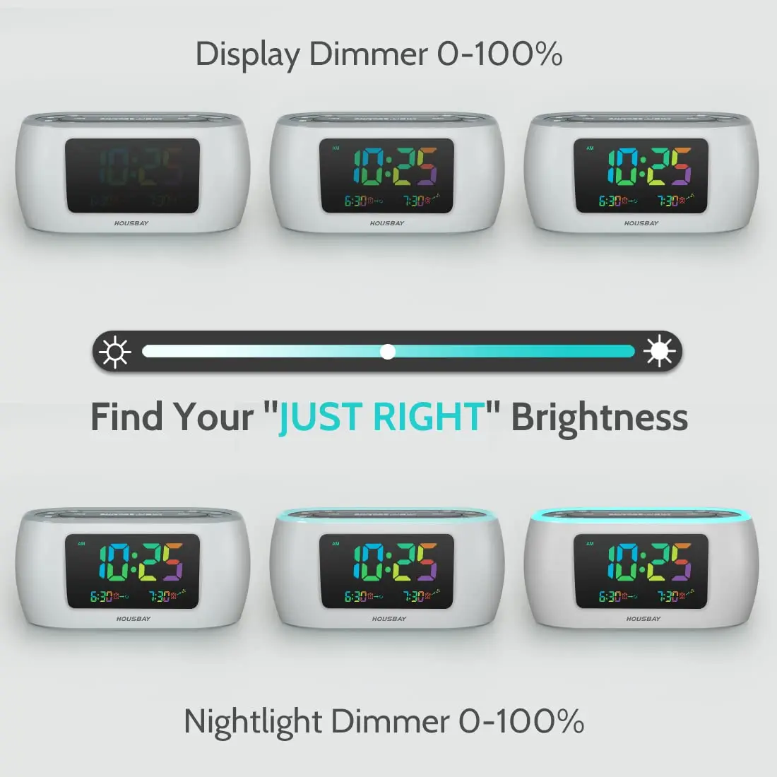 Светящийся Мини-фотомагнитометр Радужная Цифра 7 Цветов Функция Ночного