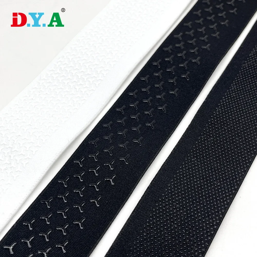 Жаккардовая лента с логотипом Нескользящая силиконовая для печати товары