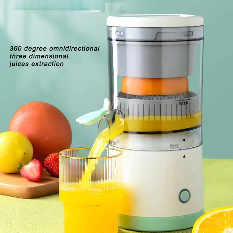 

Extracteur de jus Multifunctional Electric Juicer Cordless Fruit Juicer Portable USB Charging Lemon Orange Squeezer for Kitchen