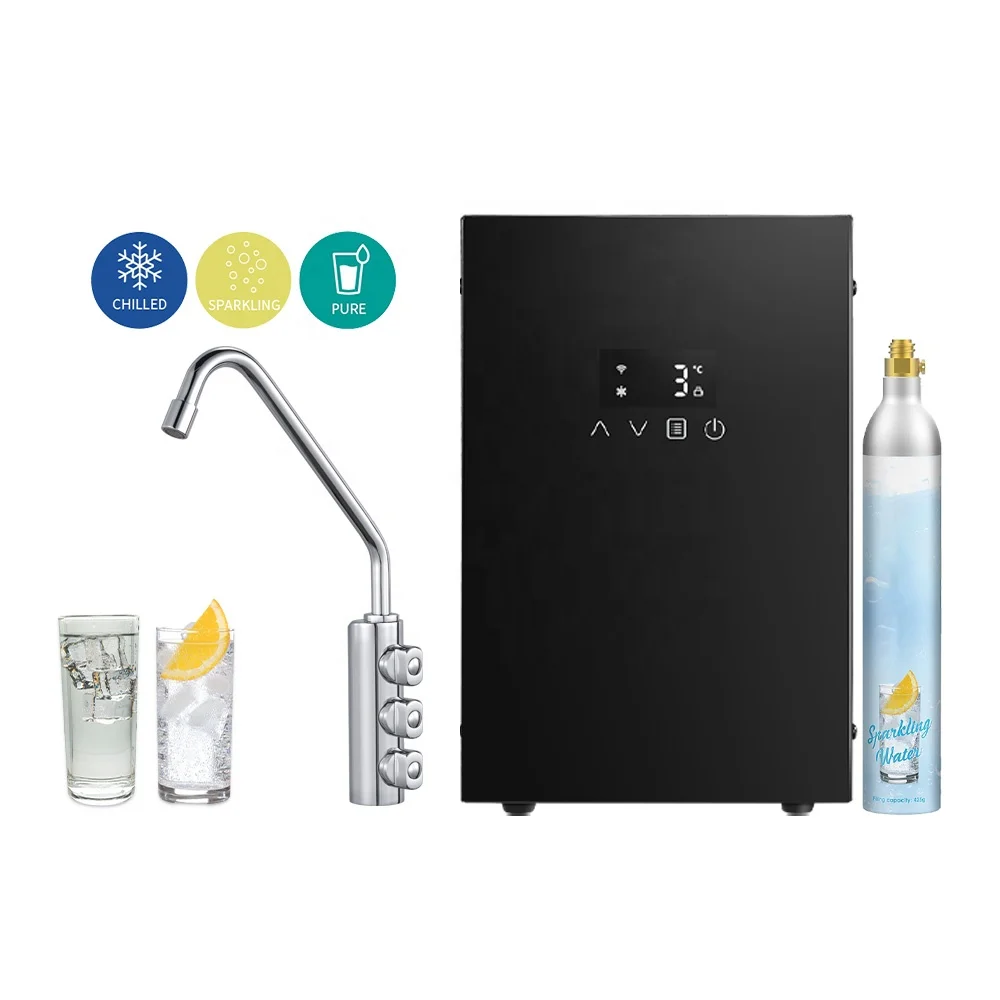 

Kitchen under sink sparkling filter soda water dispenser chilled maker