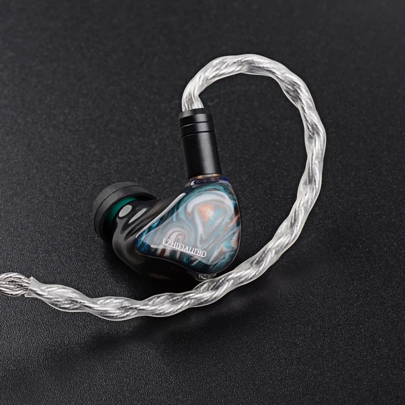 LZ A4 PRO Wired HIFI In Ear IEMs Earphone 1 CNT Diaphragm DD + 3 Knowles BA Hybrid Resin Hedphone with Detachable Audio Cable images - 6