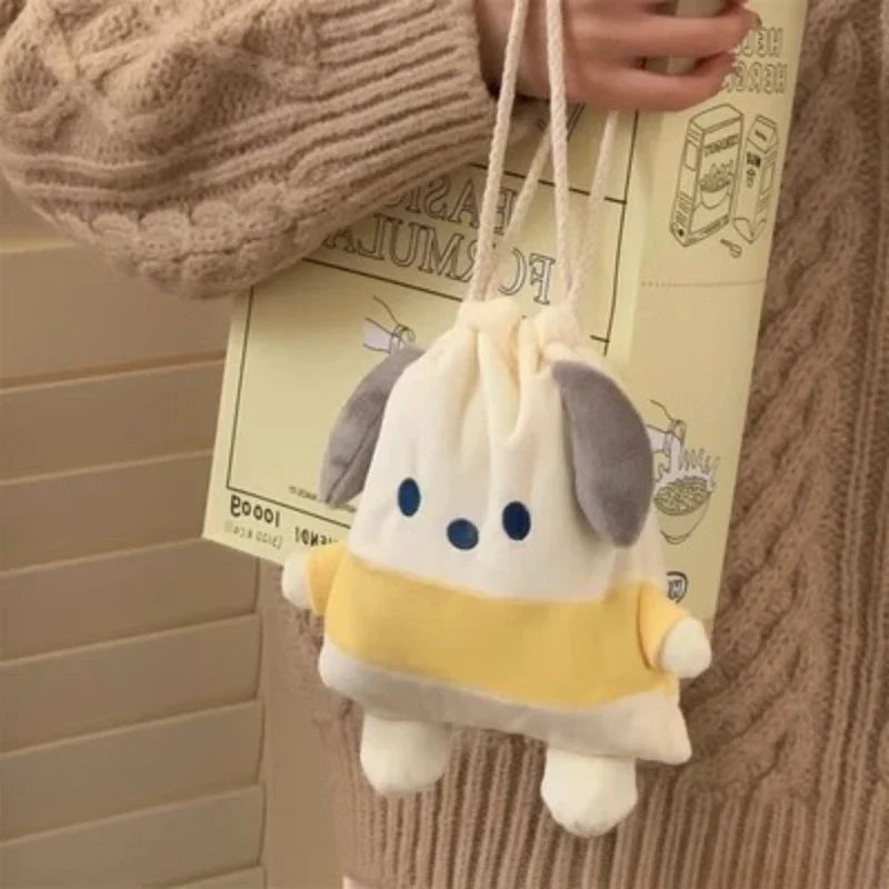 Sanrio Pochacco плюшевый кошелек для монет с героями мультфильмов милая мягкая