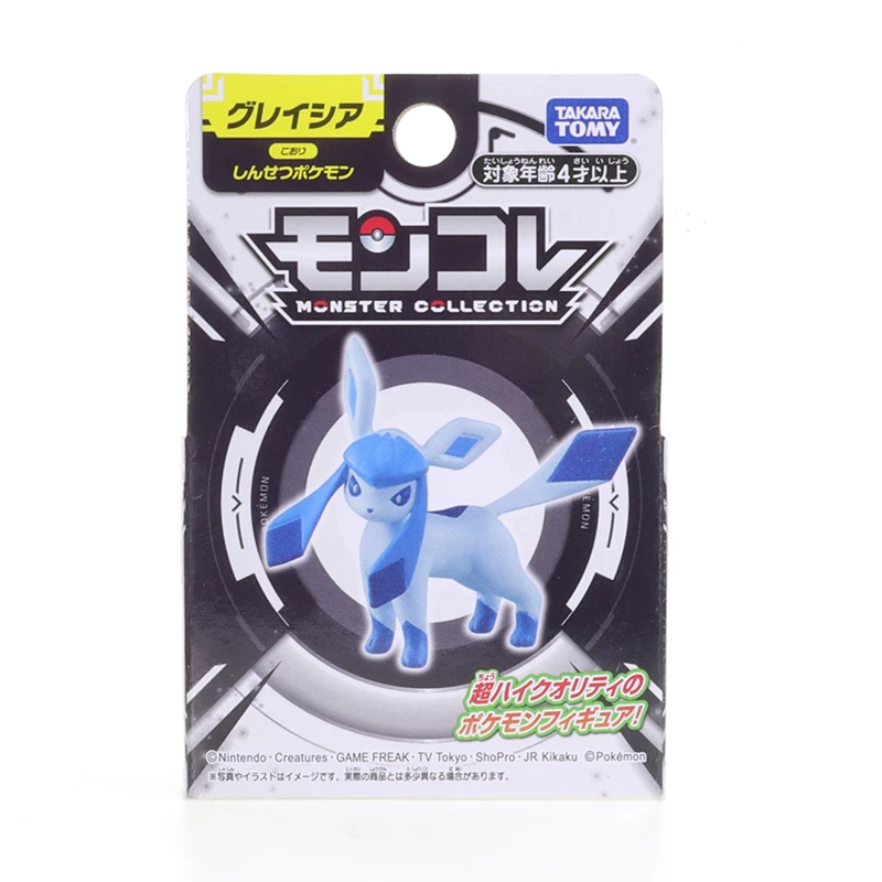 Takara Tomy Pokemon Monster Collection Glaceon Фигурка Персонаж Ручной Работы Карманный Монстр