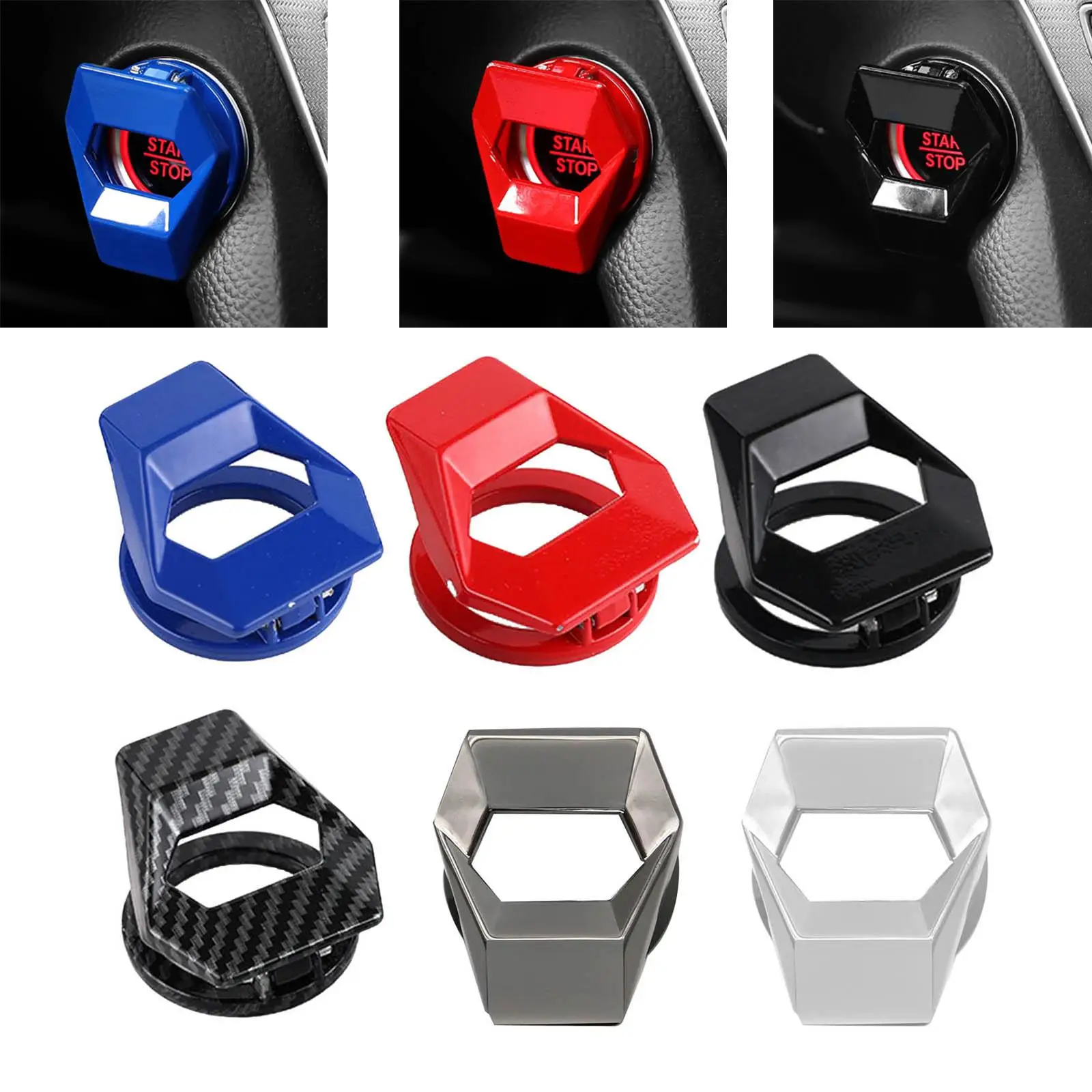 Крышка кнопки запуска и остановки двигателя автомобиля высокопроизводительные