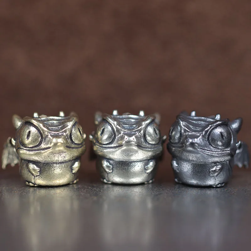 Милая маленькая ящерица латунные бусины для ножей EDC уличный паракорд браслеты