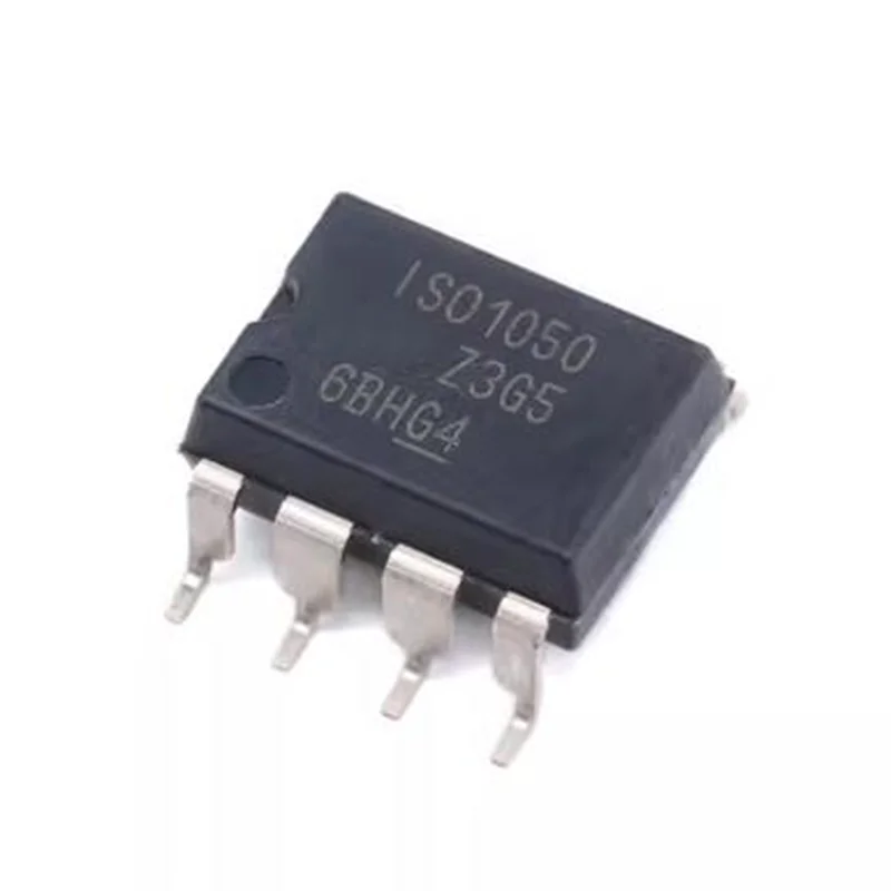 10 шт., новый 100% протестированный чип для приемопередатчика ISO1050DUBR SMD-8 CAN Bus 5V