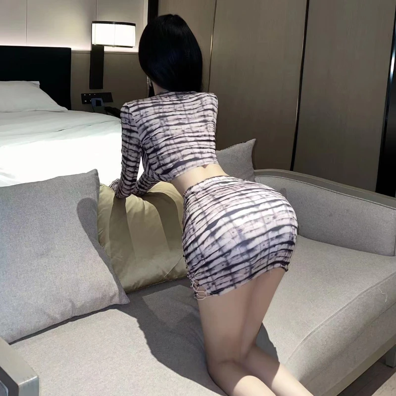 Платье с принтом