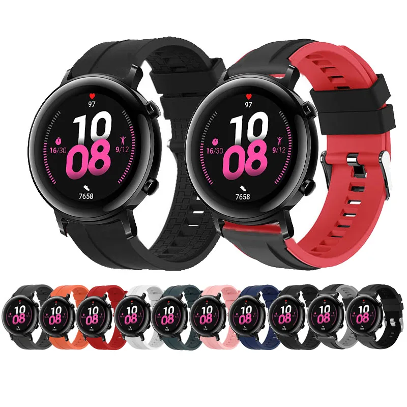 

correa 20mm 22mm watch strap for huawei watch gt 2 pro/3 46mm 42/honor gs pro/amazfit gts 2 mini/gtr 3 pro/47mm/2e bip bracelet
