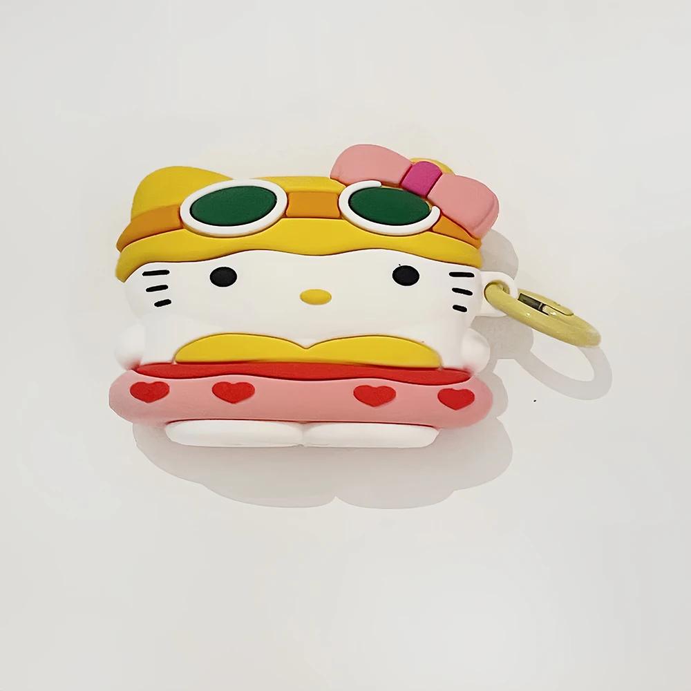 

3D Stereoscopic Sanrio Hello Kitty for Apple AirPods 1 2 Case AirPods Pro 2 Case IPhone Earphone Accessories Air Pod Cover Gift