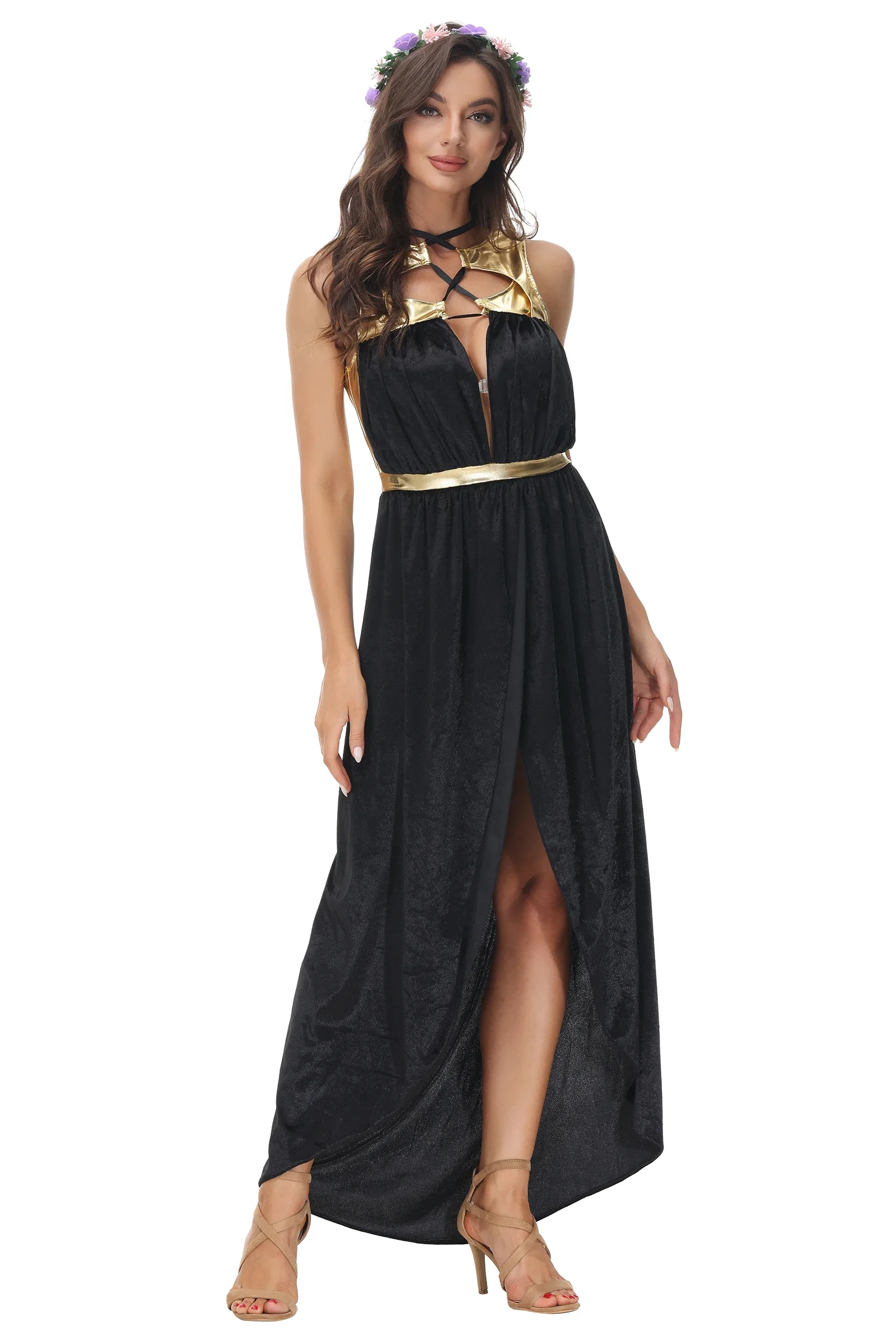 Сексуальный женский костюм древнегреческой богини Афины для взрослых римская