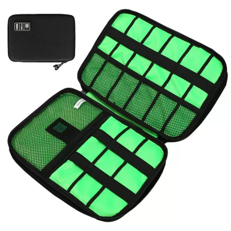

1 Pc Travel Electronics Cable Organizer Bag Portable Storage Case for Mobile Phone Hard Drive Cords USB Cables Charger Organizer