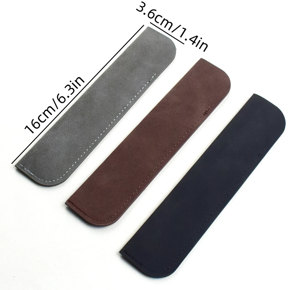 Пенал Из Искусственной Кожи Держатель Для Одной Ручки Офисные Школьные