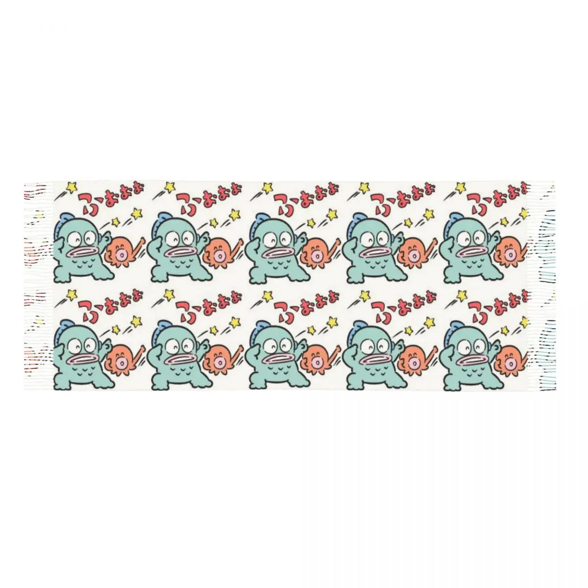 Милый шарф с кисточками из мультфильма Ханйдон на заказ женские мягкие шали