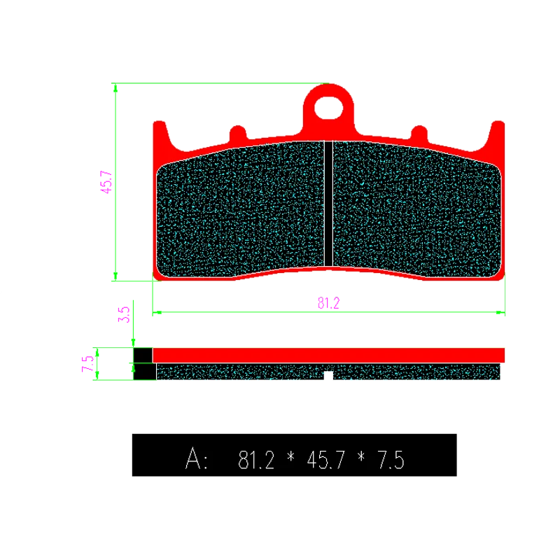 Медные спекающие передние и задние тормозные колодки для BMW R 850 1100 S 1150 GS Adventure R/RS