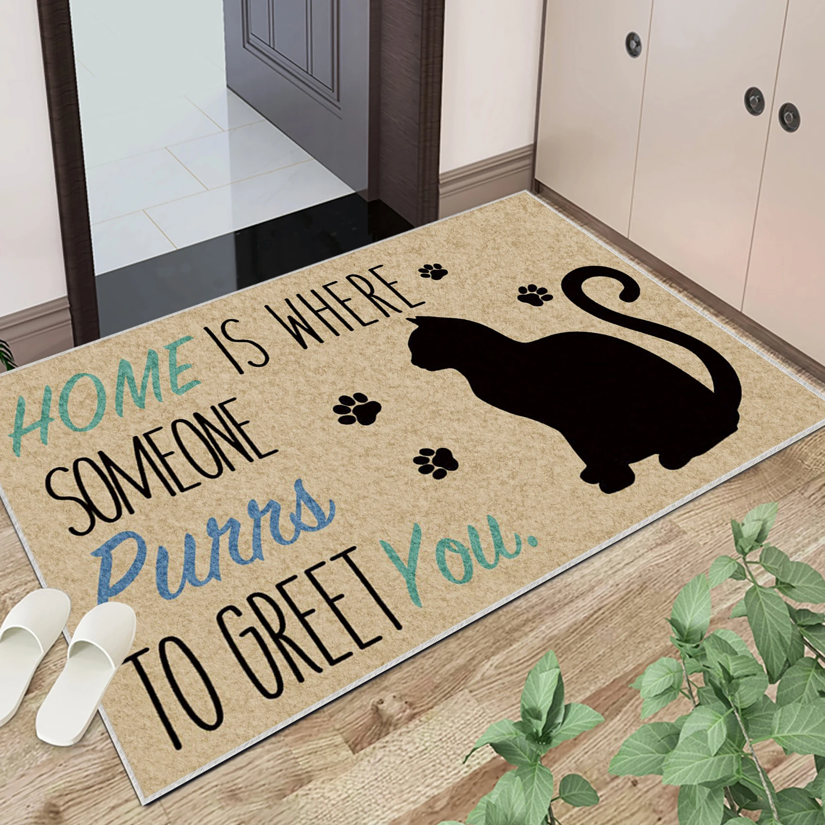 

Fashion Simple Nordic Style Kitchen Mat Floor Carpet House Hold Carpet Long Strip Door Mat Modern Home Decor Custom Pattern