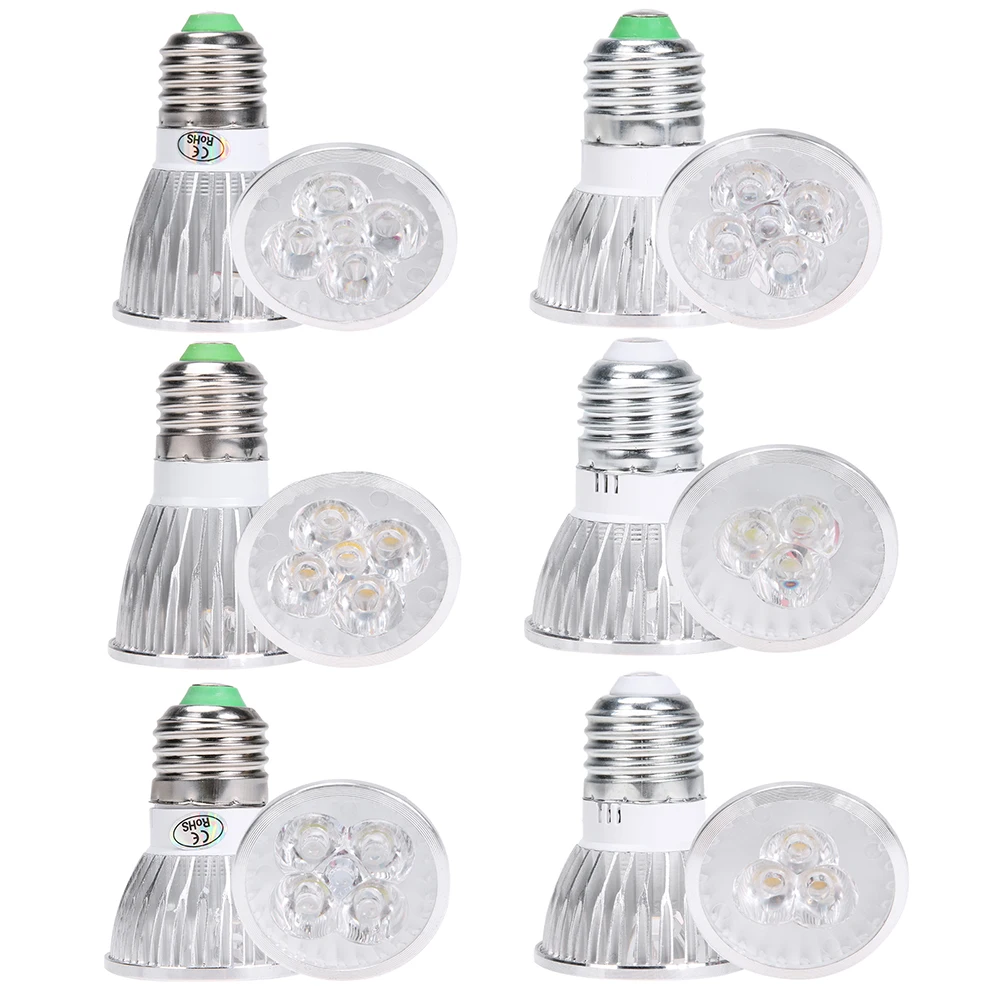 

Aluminum Alloy Spotlight Bulb 220V E27 Super Bright LED Spotlight Energy Saving LED Bulb for Home Bedroom Decor