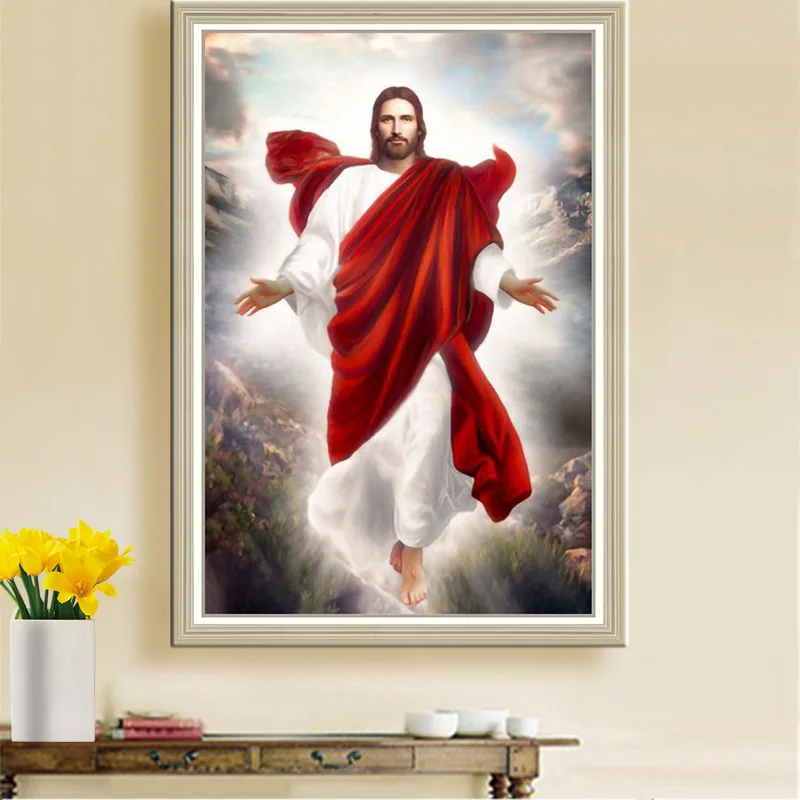 

5D Diamond Painting Catholic Christ Jesus Full Diamond Embroidery Living Room Office Home Decor Diamond Cross Stitch Kits