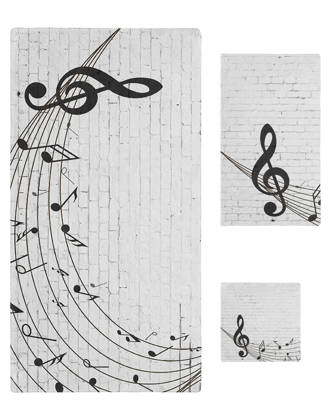 

3 шт. набор банных полотенец, простыня на белой кирпичной стене, Большое банное полотенце, полотенце для лица, полотенце для рук, полотенце дл...