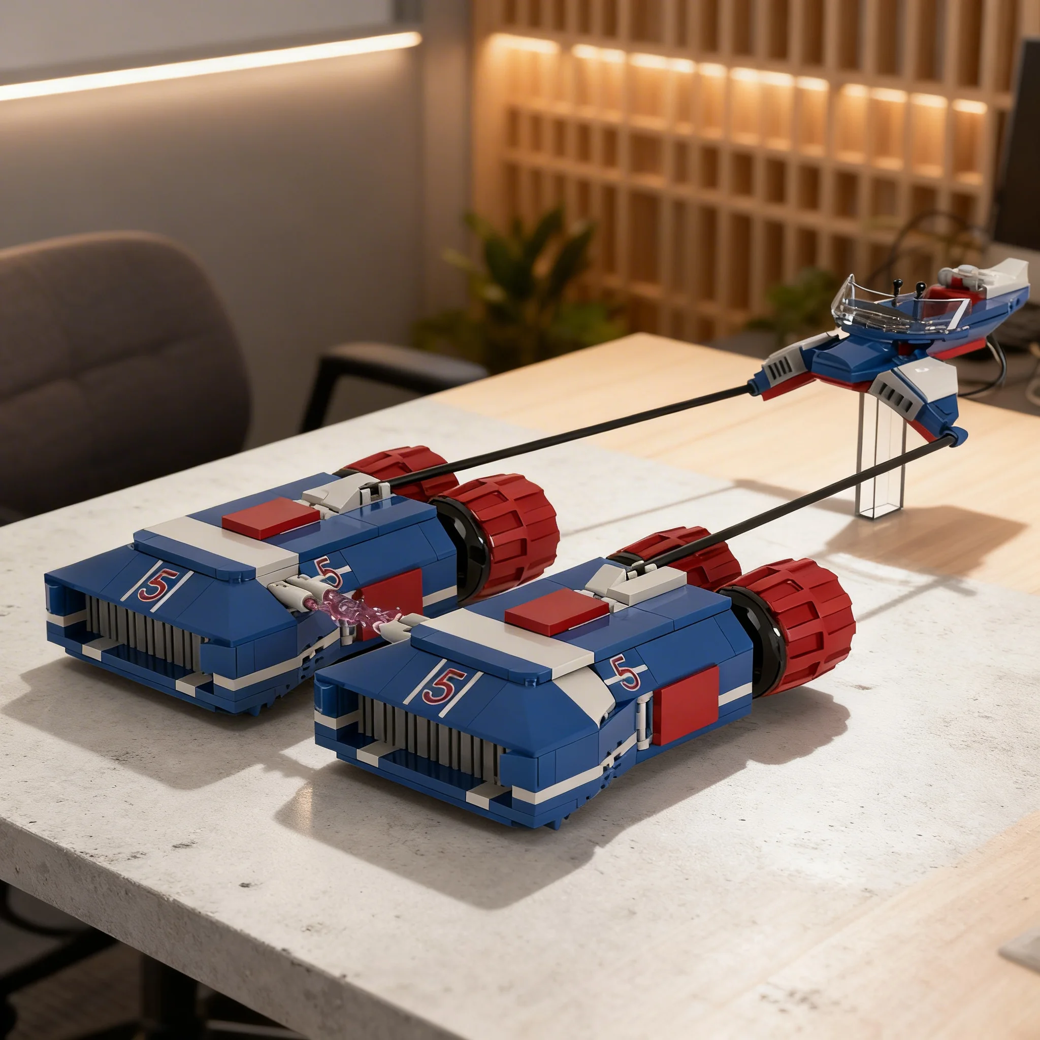 382 детали MOC MARK IV Flat-Twin Turbojet - модель гоночного автомобиля в стиле Podracer для звездных сражений, строительные блоки, конструктор, идея для демонстрации. (art.: 3920dd04166c2) - 3920dd04166c2