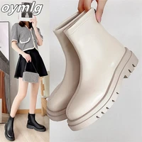 spot rear zipper womens short boots spring and autumn new womens boots thick soled boots wholesale on behalf of