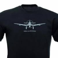 wwii german air force ju 87 stuka dive bomber t shirt short sleeve 100 cotton casual t shirts loose top size s 3xl
