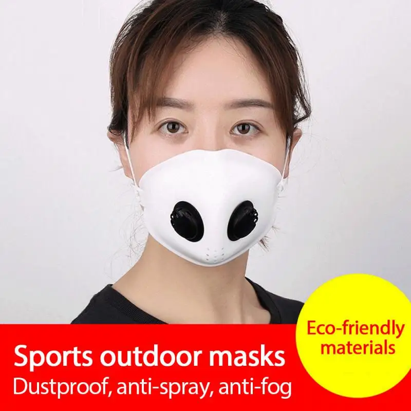 

Многоразовая силиконовая маска для велоспорта PM2.5, респиратор от пыли, эластичная маска для велоспорта, маска с фильтром для лица на открытом воздухе, маска